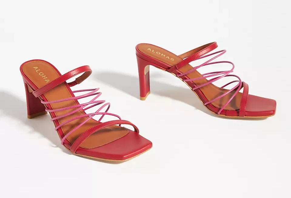 alohas strappy heels