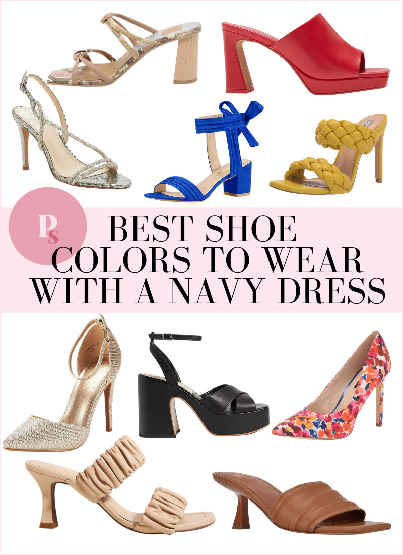 What Color Shoes With Navy Dress | vlr.eng.br