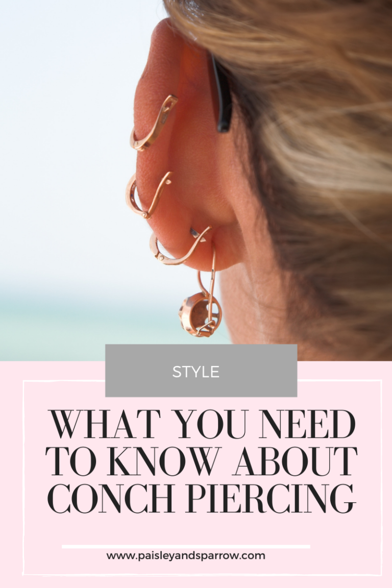 The Ultimate Guide to Conch Piercings Paisley & Sparrow