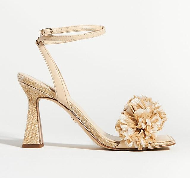 pom pom nude shoes