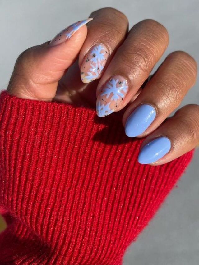 5 Blue Nail Designs for Winter