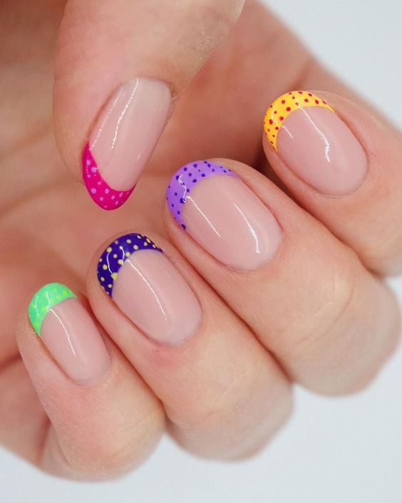 polka dot tips