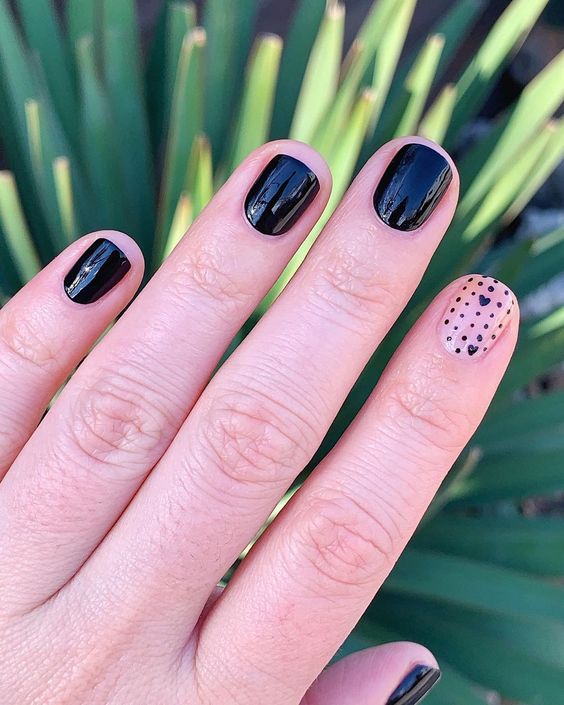 Black Solids and Dots