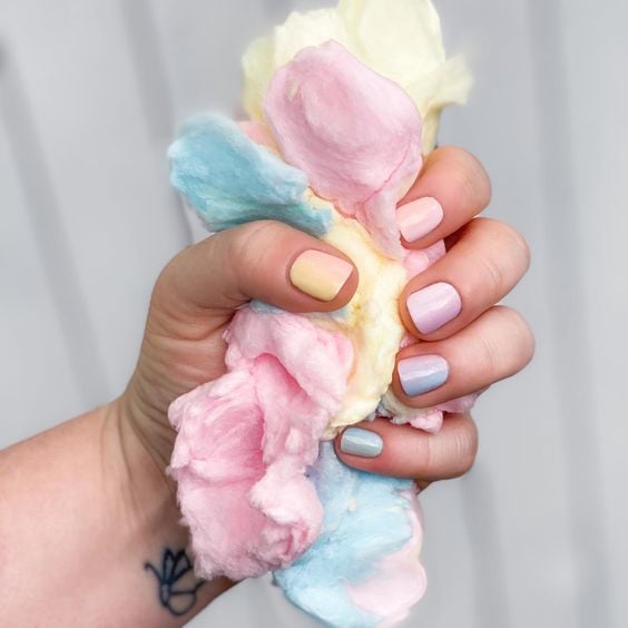 cotton candy ombre