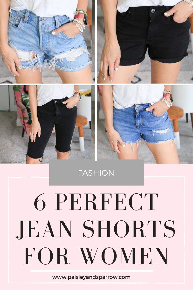 6 Perfect Jean Shorts for Women - Paisley & Sparrow