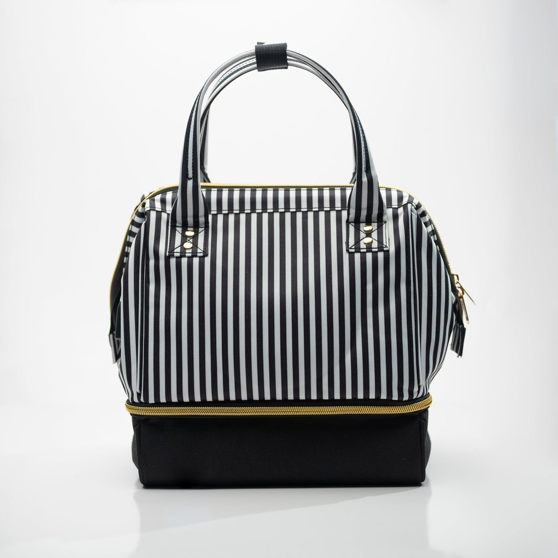 Black and white striped Online Bazaar Boutique Small Breast Pump Purse