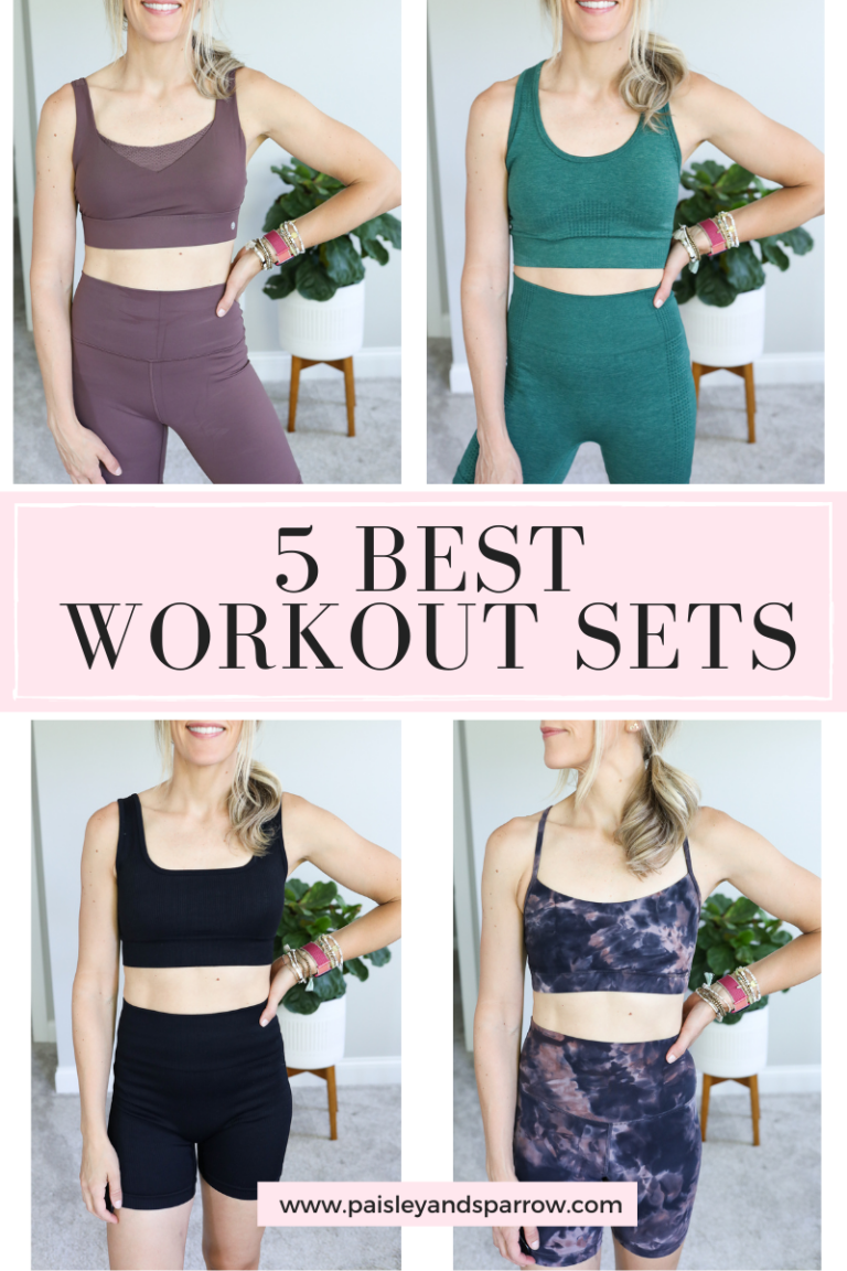 Best Workout Sets I Actually Wear Paisley & Sparrow