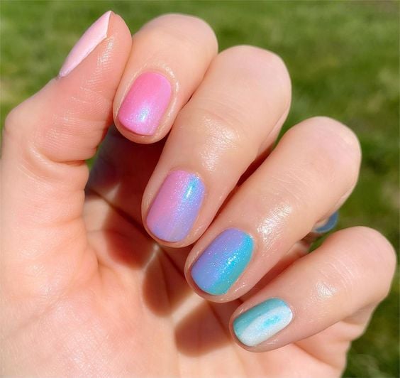 mermaid ombre