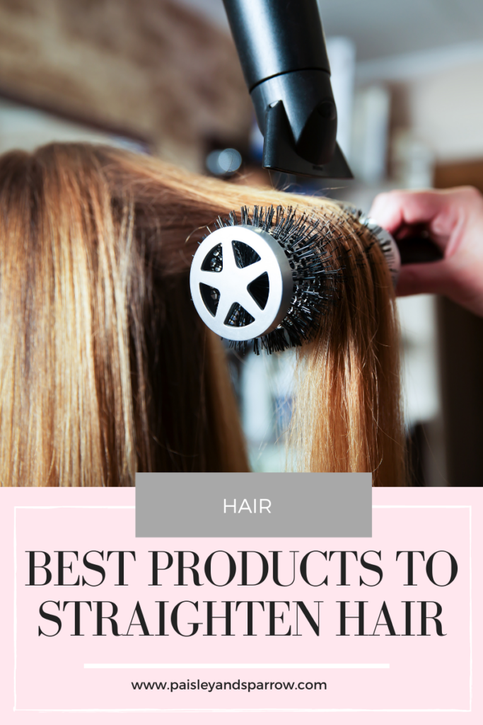 Best blow dry outlet straightening product