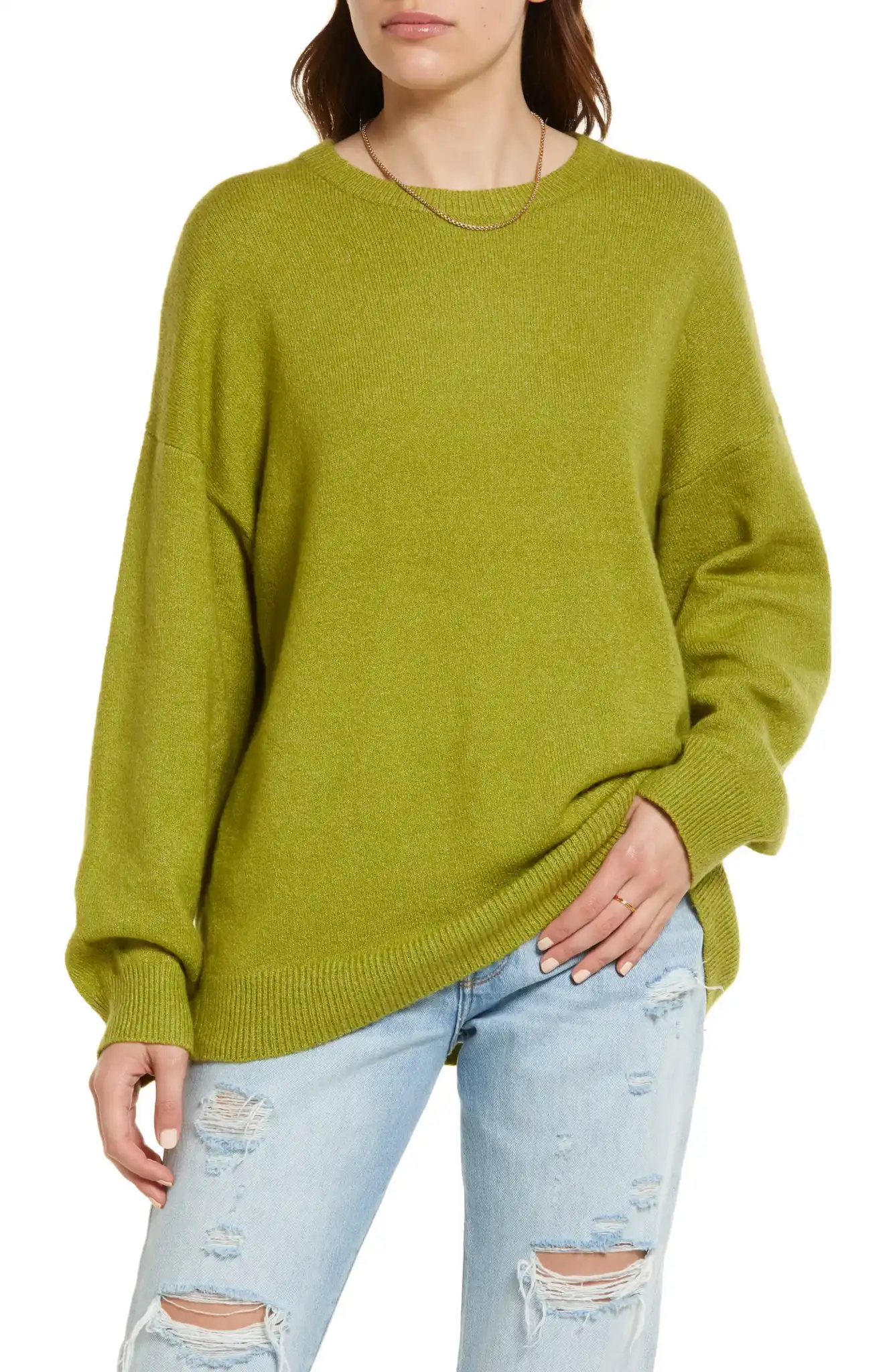 Treasure & Bond Organic Cotton Blend Crewneck Sweater