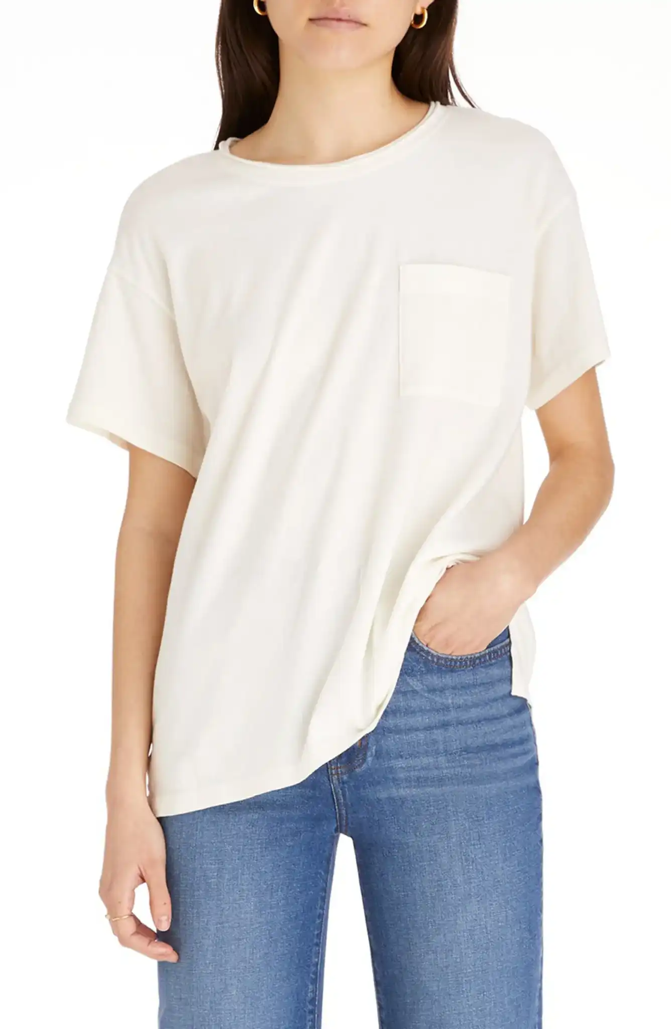 Madewell Oversize Softfade Cotton Pocket T-Shirt