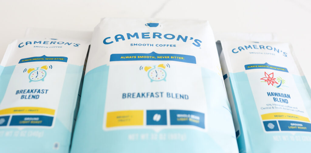 camerons coffee 3 bags