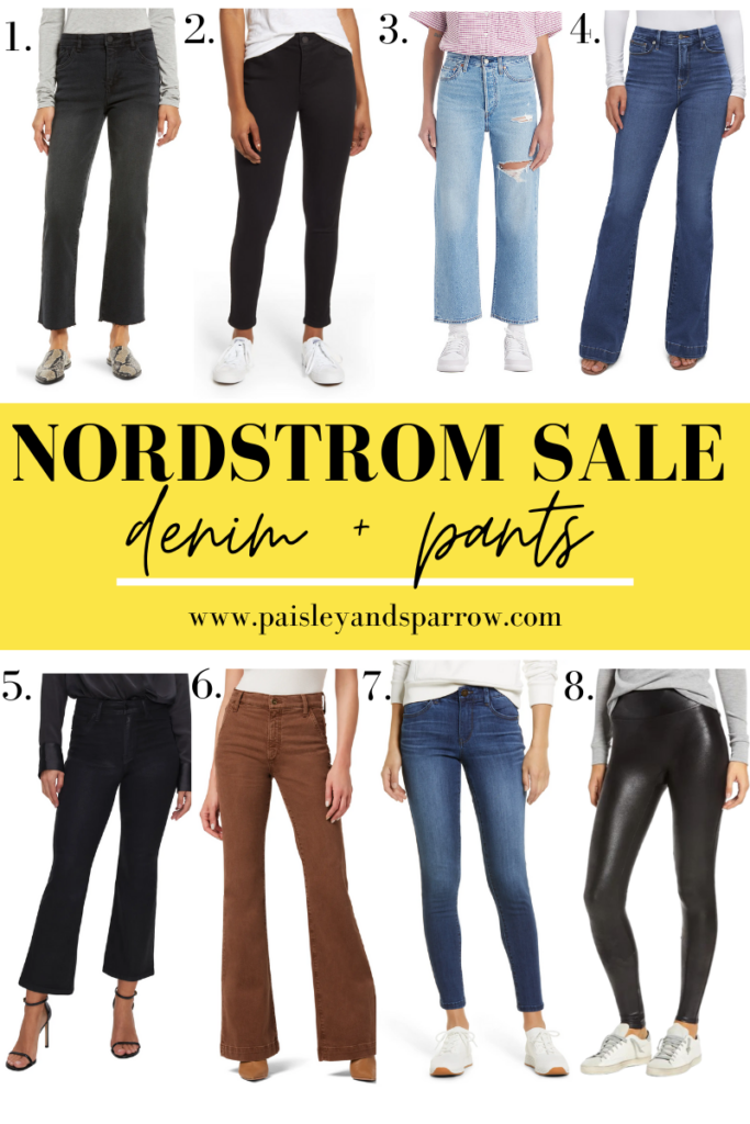 nordstrom sale pants and denim