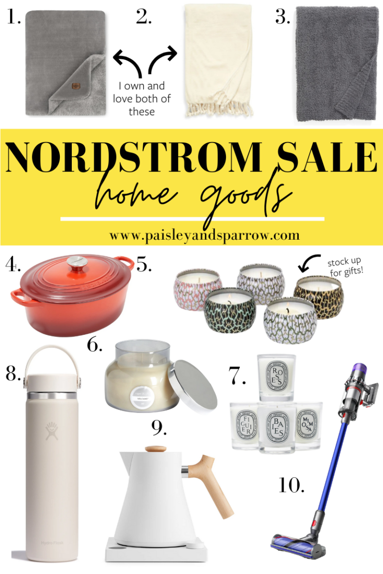 Nordstrom Anniversary Sale - My Sister's Top 10 - Paisley & Sparrow