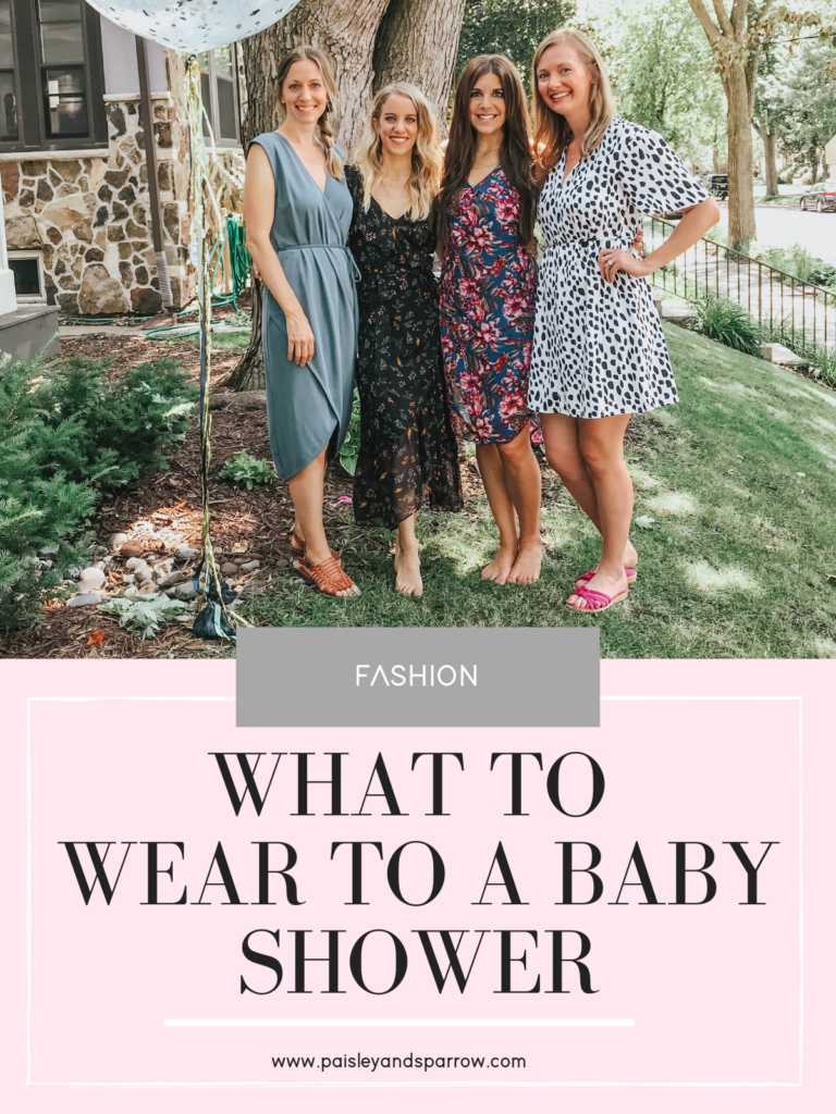 What to Wear to a Baby Shower - Paisley & Sparrow