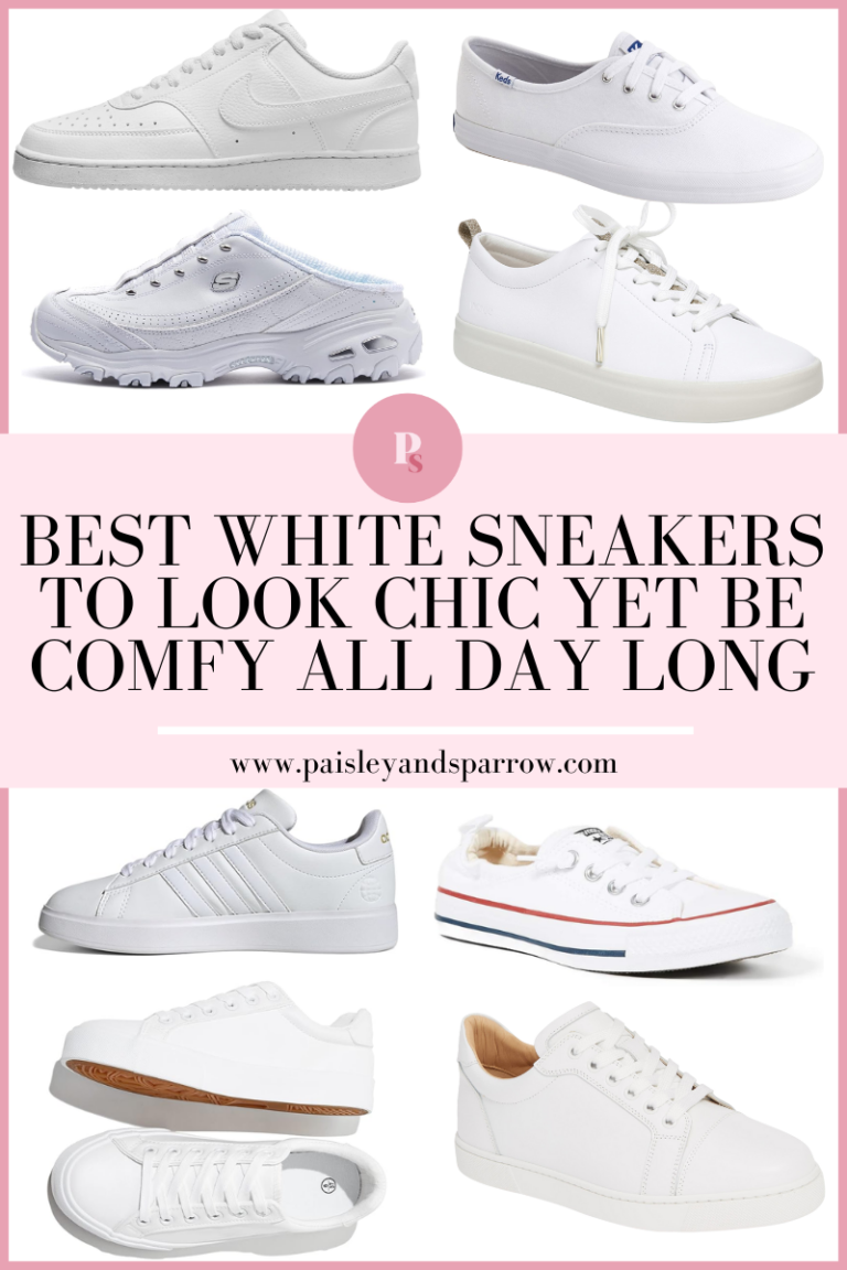 17 Chic White Sneakers to Keep You Comfortable Yet Stylish - Paisley ...