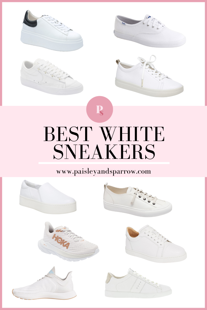 Best White Sneakers for Women: 25 Cute Shoes - Paisley & Sparrow