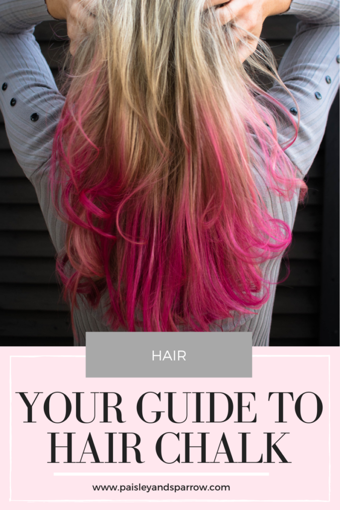 Pink Hair Chalk 