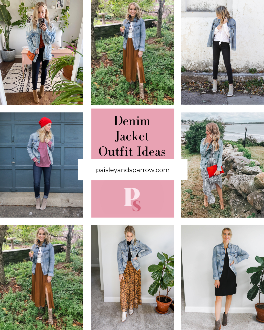 How To Style Jean Jackets: 12 Outfit Ideas To Copy | Spring outfits casual,  Jacket outfits, Outfit inspiration fall