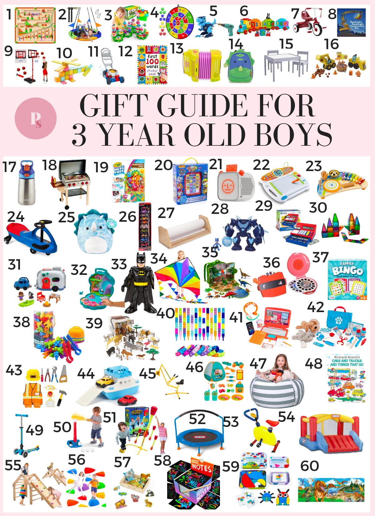 3 year old boys gift guide