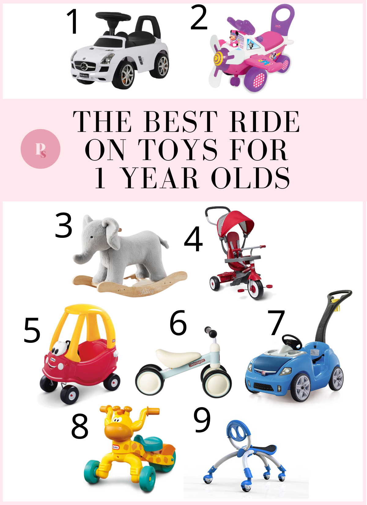 Best Ride On Toys for 1 Year Old 2024 Paisley Sparrow