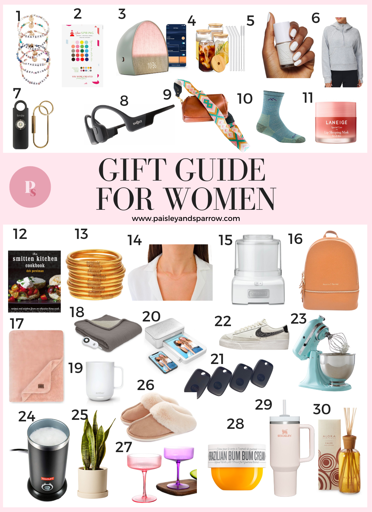 30 Gift Ideas for Women She'll Actually Love (2023) - Paisley