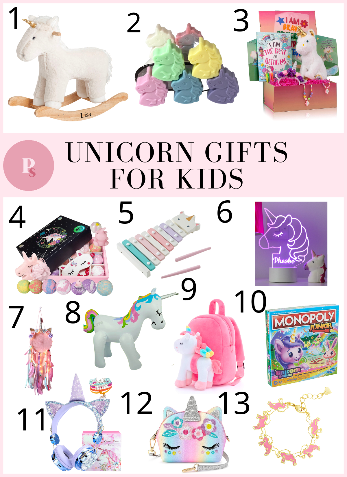 13 Magical Unicorn Gift Ideas for Little Girls 2023 - Paisley & Sparrow