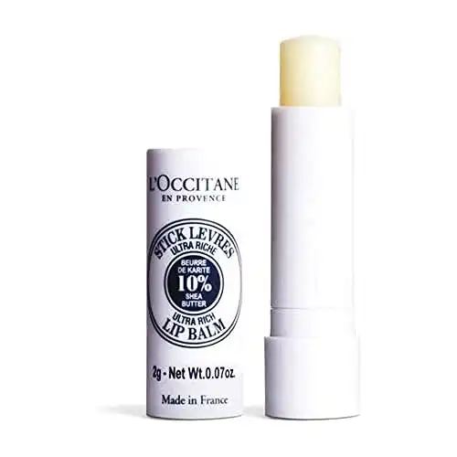 L'Occitane Ultra-Rich 10% Shea Butter Nourishing Lip Balm Stick, 0.07 oz