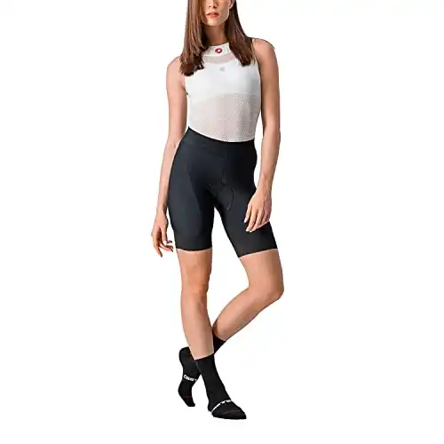 Castelli Women’s Prima Short for Road and Gravel Biking I Cycling - Black/Dark Gray - X-Small