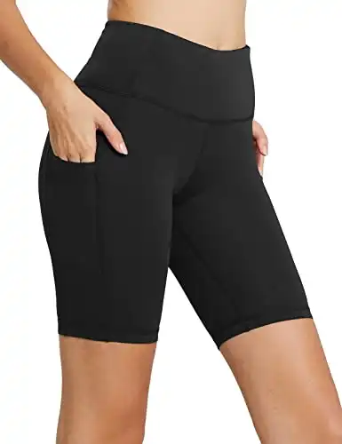Colorfulkoala Women's High Waisted Biker Shorts with Pockets 6 Inseam  Workout & Yoga Tights