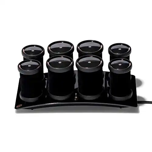 T3 – Volumizing Hot Rollers LUXE | Premium Hair Curler Set for Long Lasting Volume, Body & Shine | Set of 8 – 4 XL (1.75″) & 4 Large (1.5”)