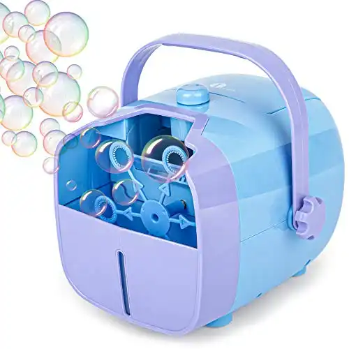 KINDIARY Portable Bubble Machine with 5000+ Bubbles/min