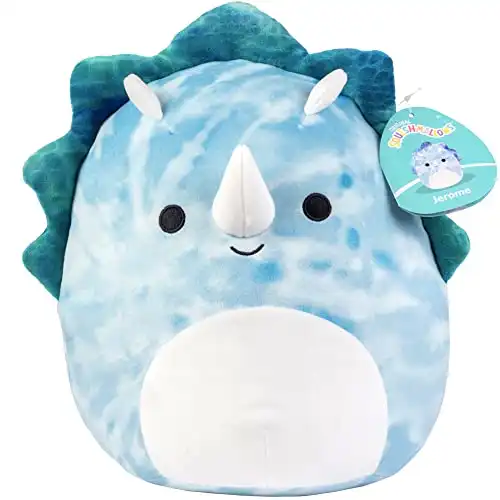 Squishmallow 10" Jerome The Blue Triceratops