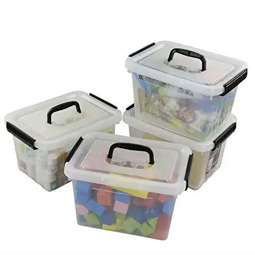 6 Quart Clear Latch Storage Box