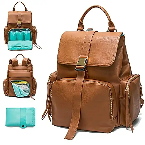 Mominside Leather Backpack for Women