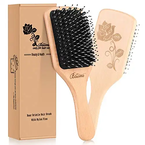 Bsisme Hair Brush-Boar Bristle Hairbrush
