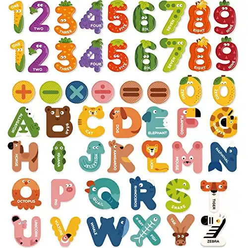 Mideer Magnetic Letters and Numbers for Toddlers