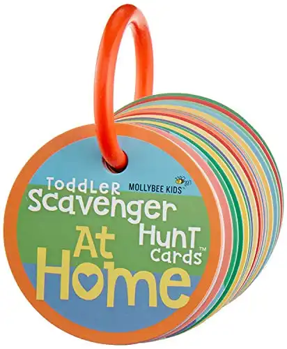 Toddler Scavenger Hunt Cards at Home