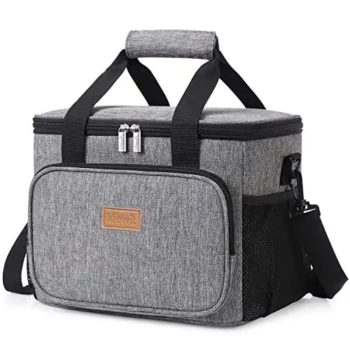 Lifewit Large Lunch Bag 24-Can (15L) Insulated Lunch Box Soft Cooler Cooling Tote