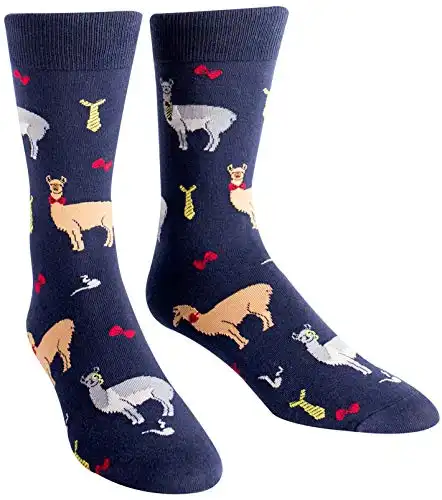 Sock It To Me Men's Llama Drama Socks
