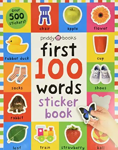 First 100 Stickers: Words