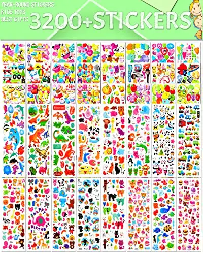 3D Puffy Stickers