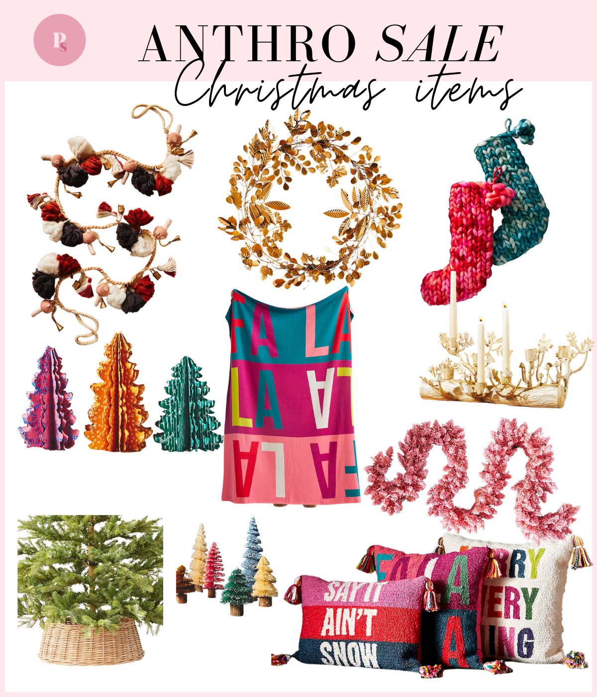 anthro christmas sale