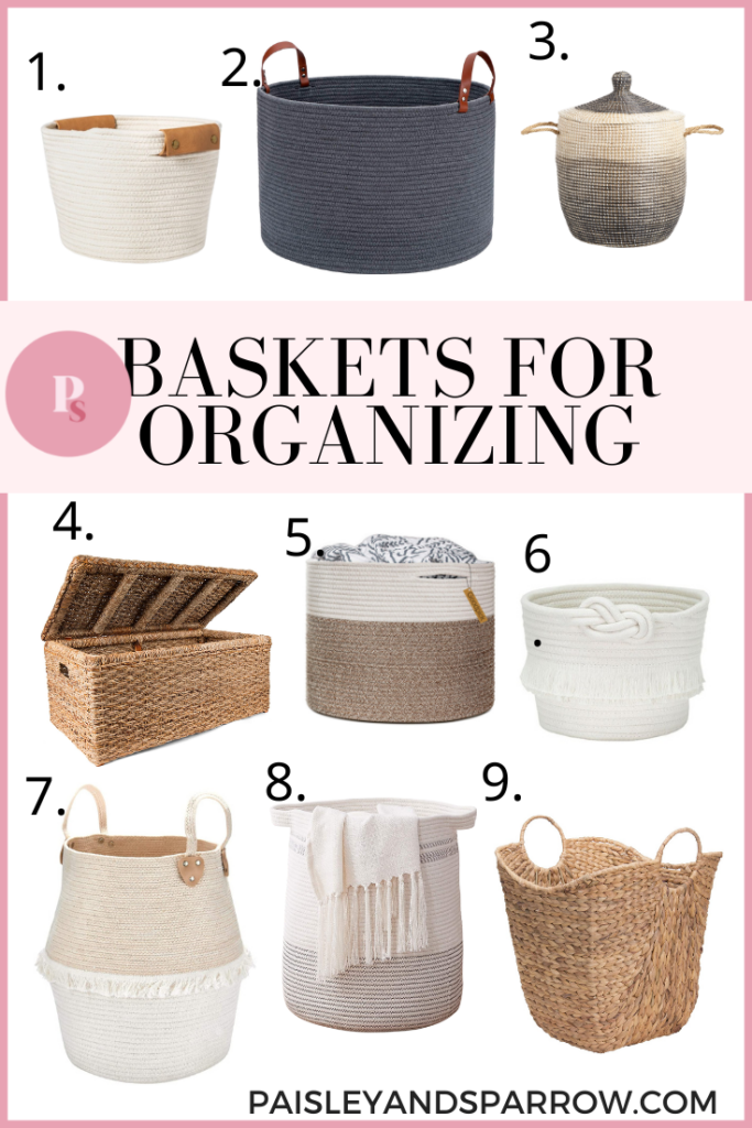 basekets for organization