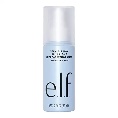 e.l.f. Stay All Day Blue Light Micro-Setting Mist, Setting Spray & Skin Refresher For A Matte Finish, Reduces Blue Light Transmission