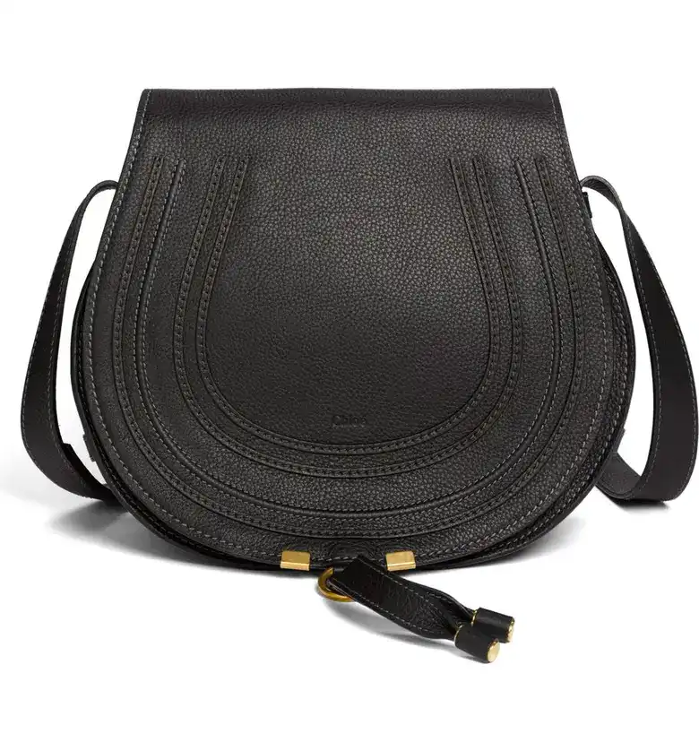 Chloe Medium Marcie Leather Crossbody Bag