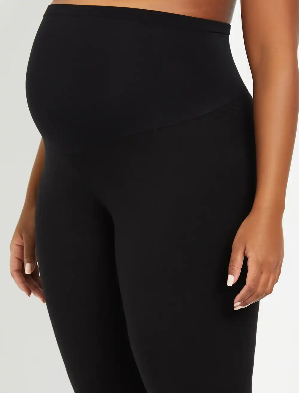 Beyond Yoga Maternity Empire Waisted Spacedye Midi Leggings