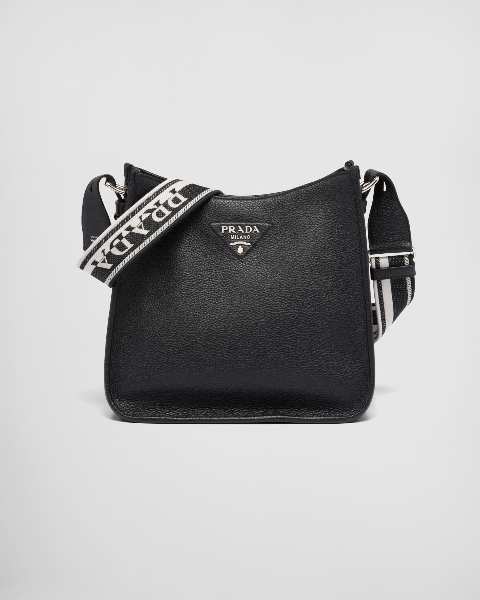 Black Leather Hobo Bag