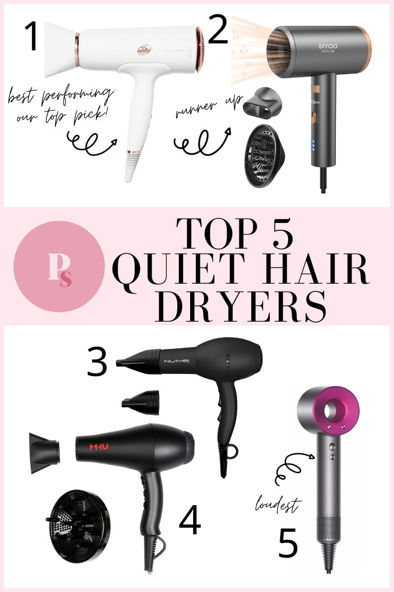 top 5 quiet hair dryers