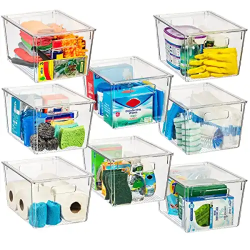 ClearSpace Plastic Storage Bins with Lids
